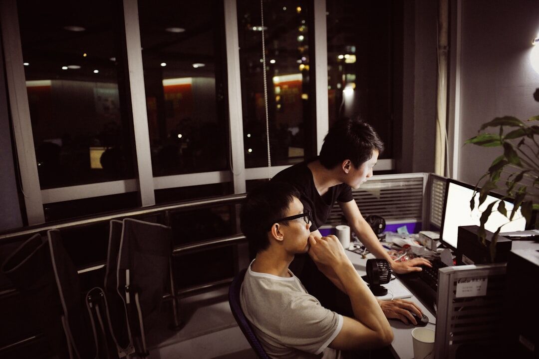 team working on transcription