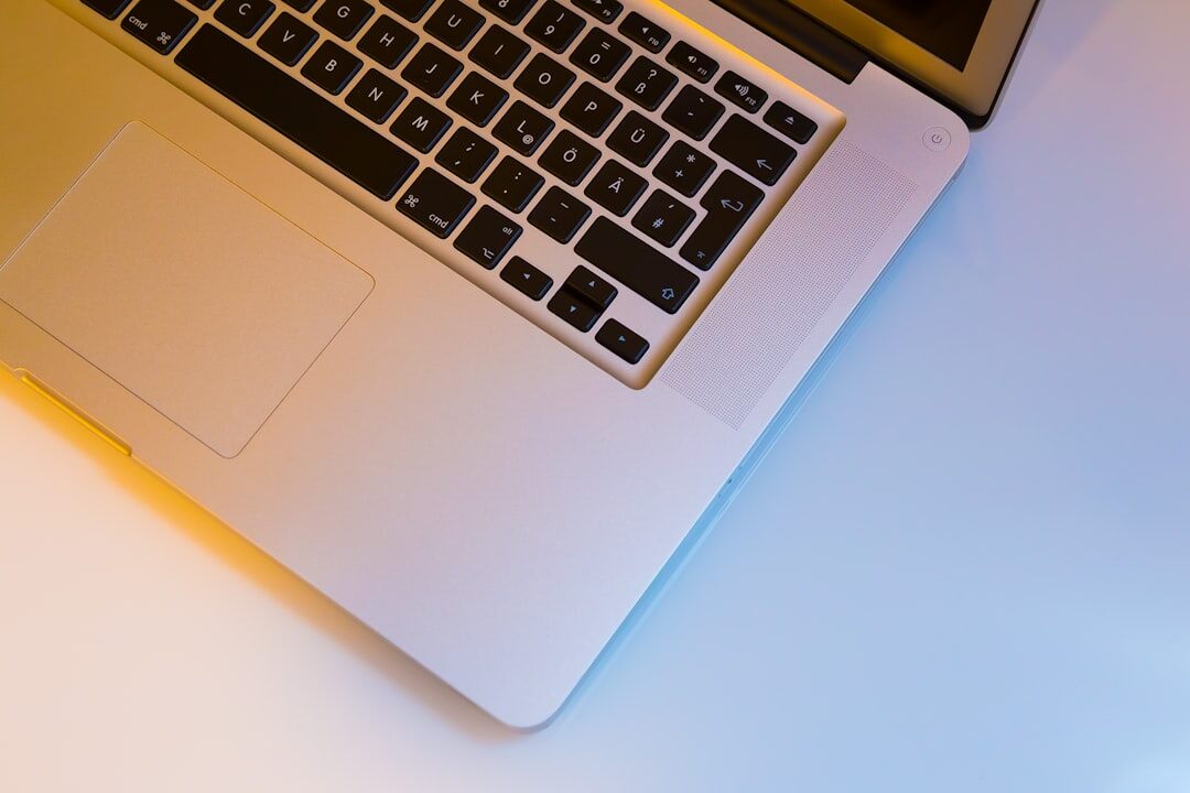 laptop with transcription